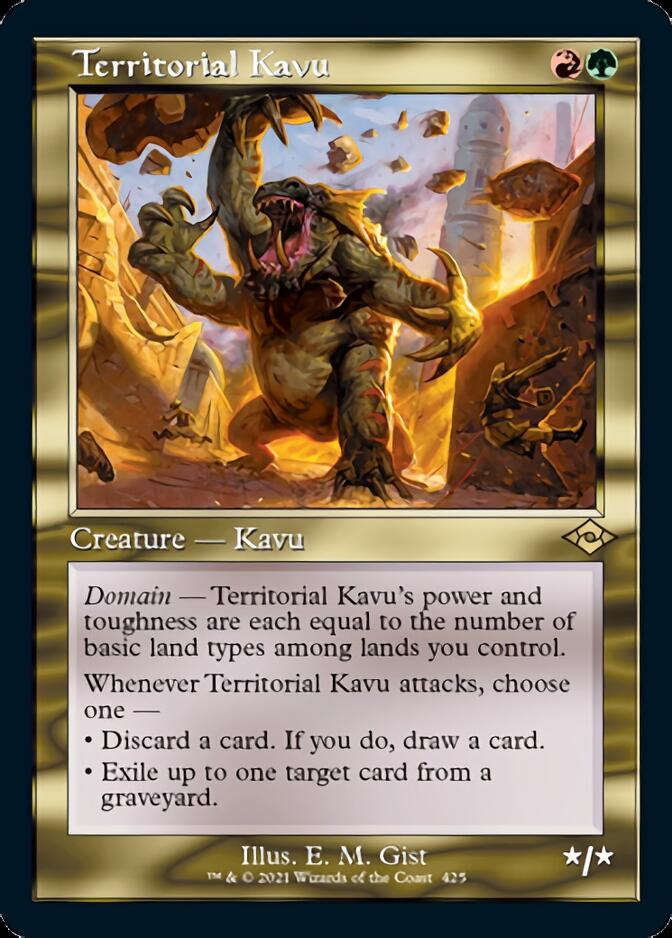 Territorial Kavu (Retro Foil Etched) [Modern Horizons 2] | Gear Gaming Bentonville