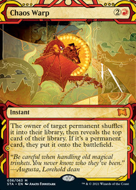Chaos Warp (Foil Etched) [Strixhaven: School of Mages Mystical Archive] | Gear Gaming Bentonville