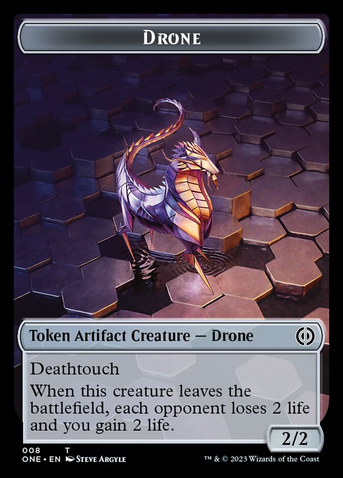 Drone Token [Phyrexia: All Will Be One Tokens] | Gear Gaming Bentonville