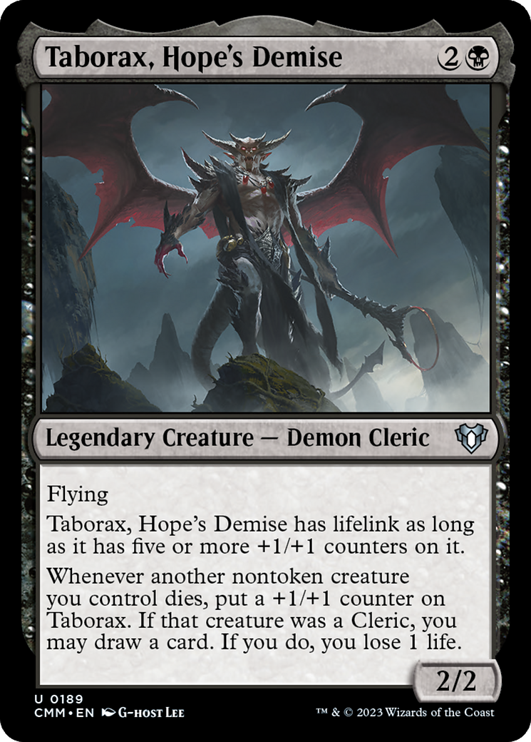 Taborax, Hope's Demise [Commander Masters] | Gear Gaming Bentonville