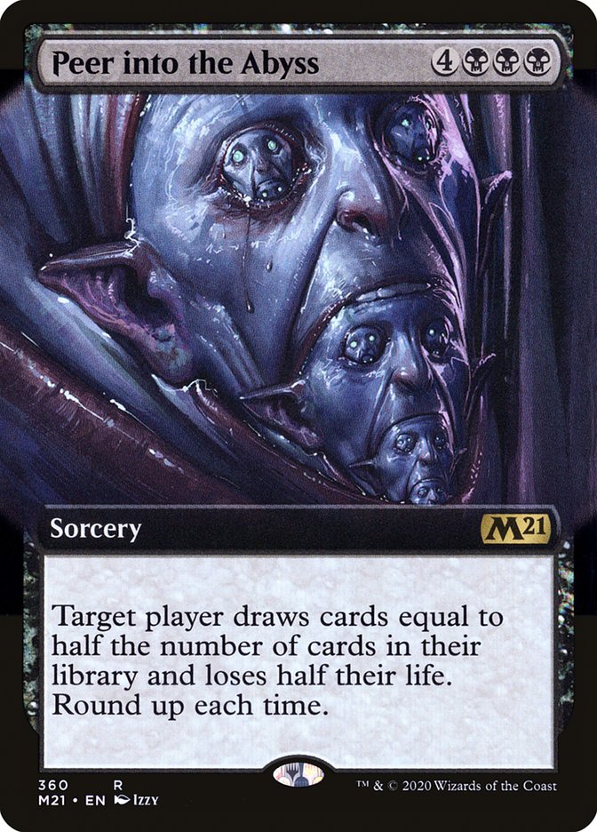 Peer into the Abyss (Extended Art) [Core Set 2021] | Gear Gaming Bentonville
