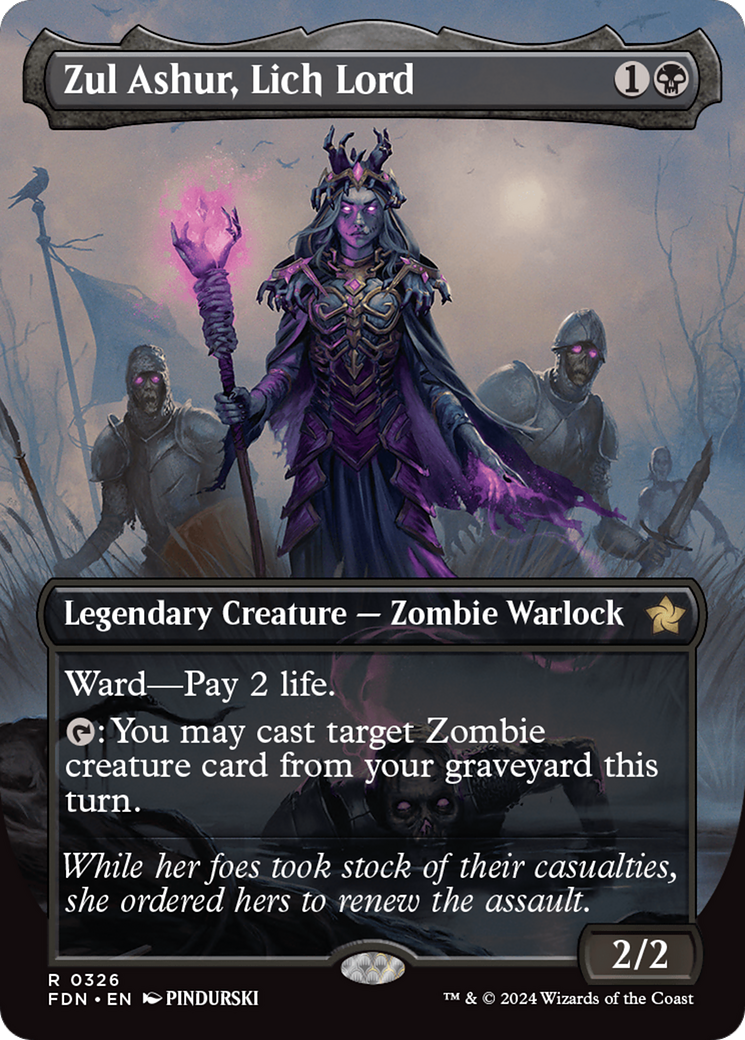 Zul Ashur, Lich Lord (Borderless) [Foundations] | Gear Gaming Bentonville