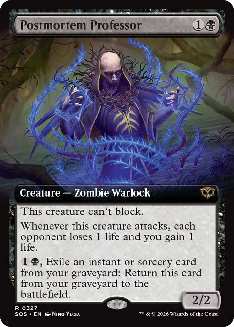 Postmortem Professor (Extended Art) [Secrets of Strixhaven] | Gear Gaming Bentonville