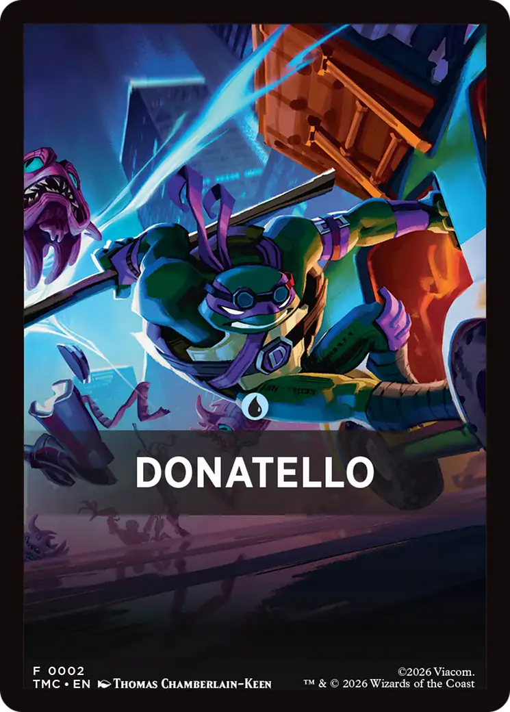 Donatello Theme Card [Teenage Mutant Ninja Turtles Commander Tokens] | Gear Gaming Bentonville