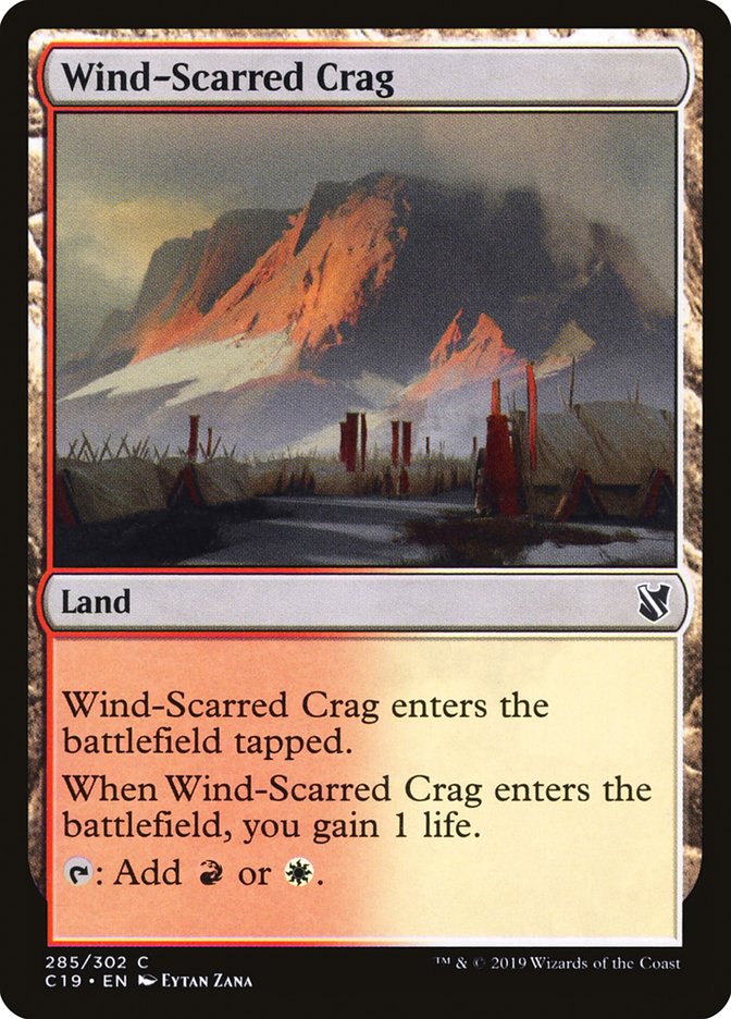Wind-Scarred Crag [Commander 2019] | Gear Gaming Bentonville