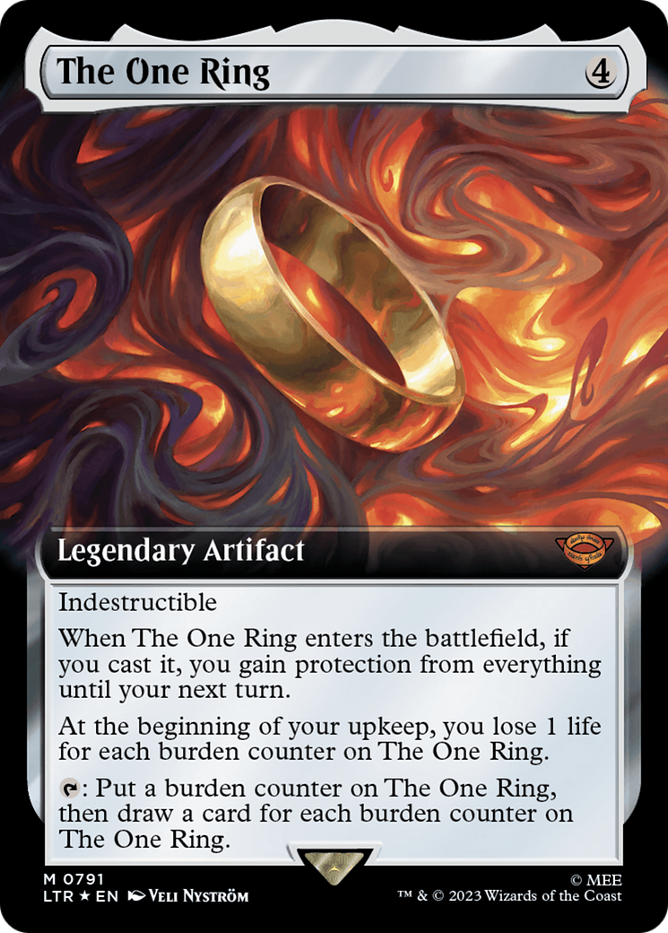 The One Ring (Extended Art) (Surge Foil) [The Lord of the Rings: Tales of Middle-Earth] | Gear Gaming Bentonville