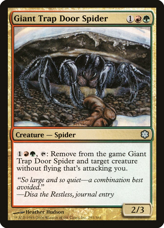 Giant Trap Door Spider [Coldsnap Theme Decks] | Gear Gaming Bentonville