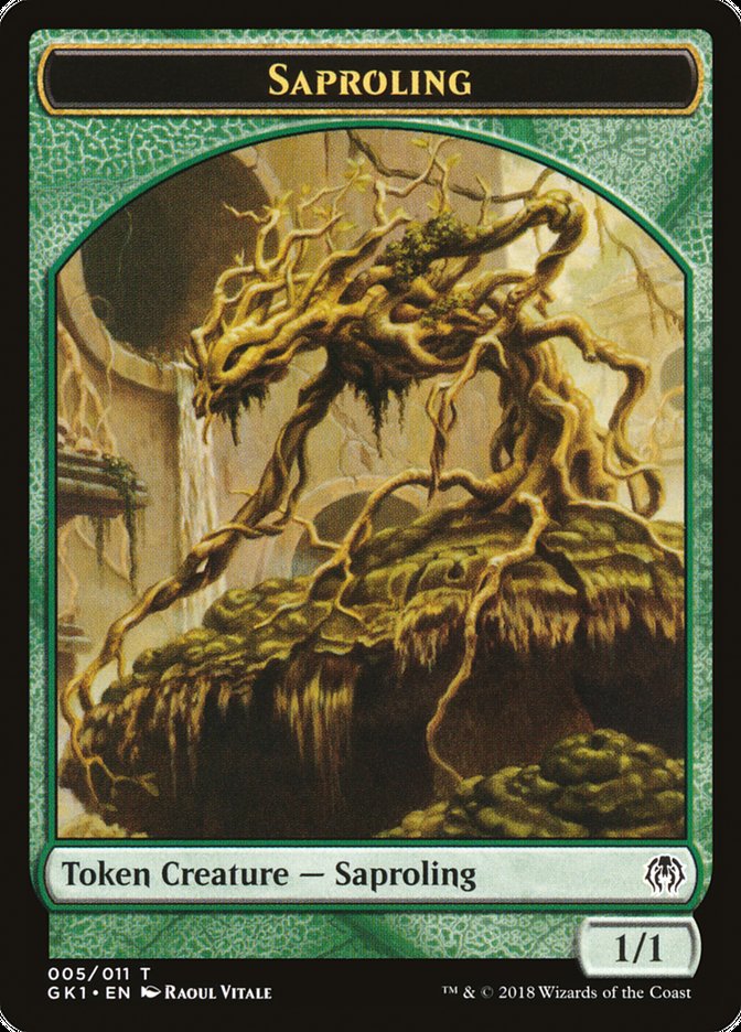 Saproling // Insect Double-Sided Token [Guilds of Ravnica Guild Kit Tokens] | Gear Gaming Bentonville