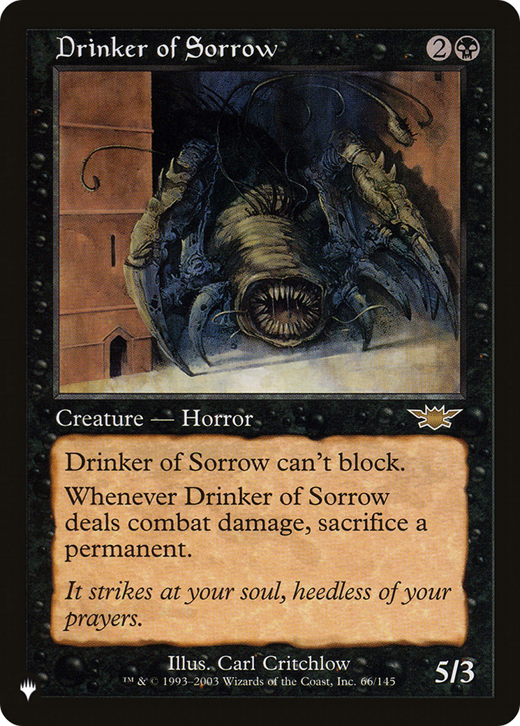 Drinker of Sorrow [The List] | Gear Gaming Bentonville