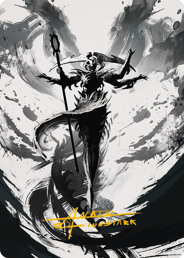 Atraxa, Grand Unifier 2 Art Card (Gold-Stamped Signature) [Phyrexia: All Will Be One Art Series] | Gear Gaming Bentonville
