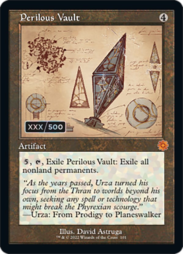 Perilous Vault (Retro Schematic) (Serialized) [The Brothers' War Retro Artifacts] | Gear Gaming Bentonville