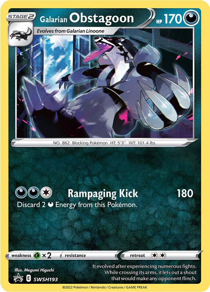Galarian Obstagoon (SWSH193) [Sword & Shield: Black Star Promos] | Gear Gaming Bentonville