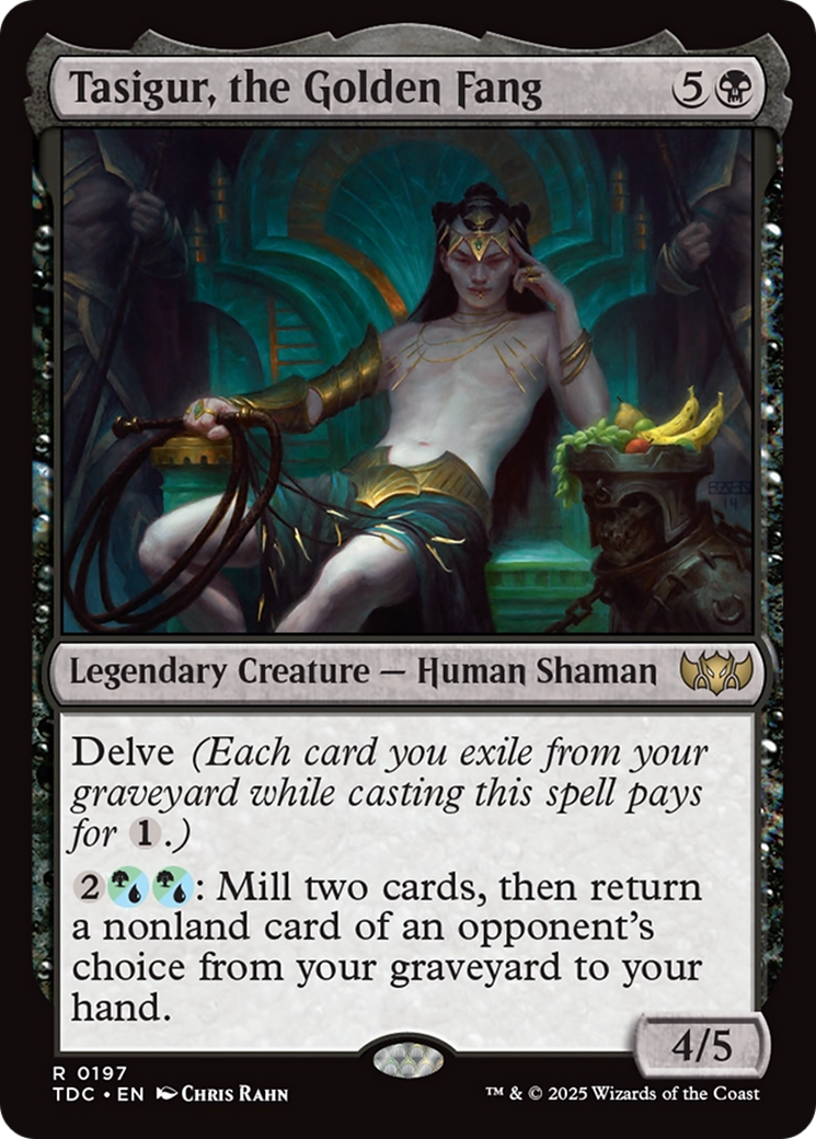 Tasigur, the Golden Fang [Tarkir: Dragonstorm Commander] | Gear Gaming Bentonville