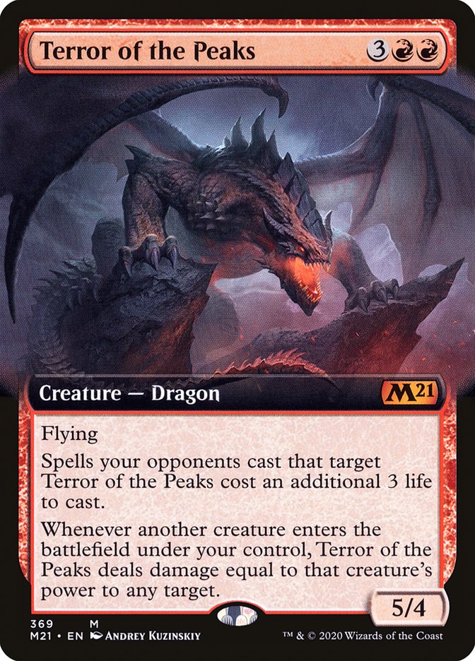 Terror of the Peaks (Extended Art) [Core Set 2021] | Gear Gaming Bentonville