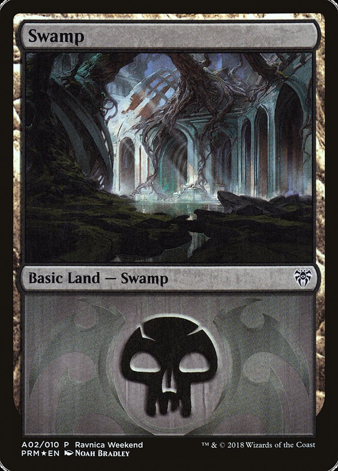 Swamp (A02) [Ravnica Allegiance Ravnica Weekend] | Gear Gaming Bentonville