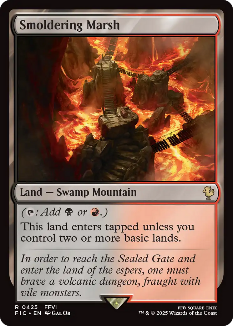Smoldering Marsh [FINAL FANTASY Commander] | Gear Gaming Bentonville