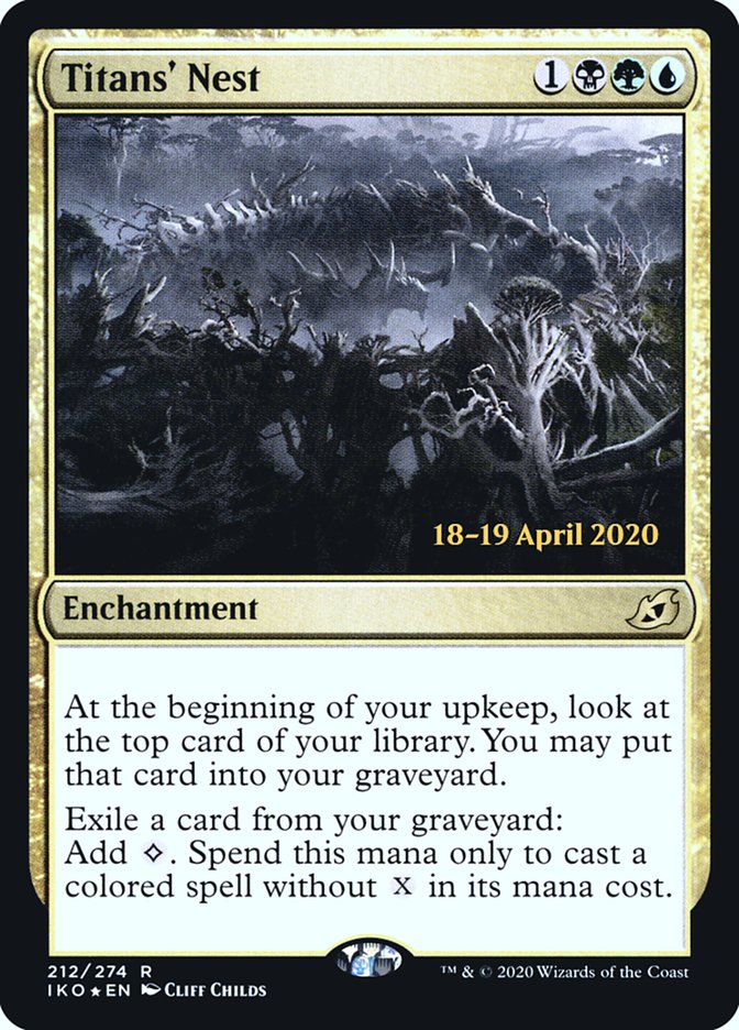 Titans' Nest [Ikoria: Lair of Behemoths Prerelease Promos] | Gear Gaming Bentonville