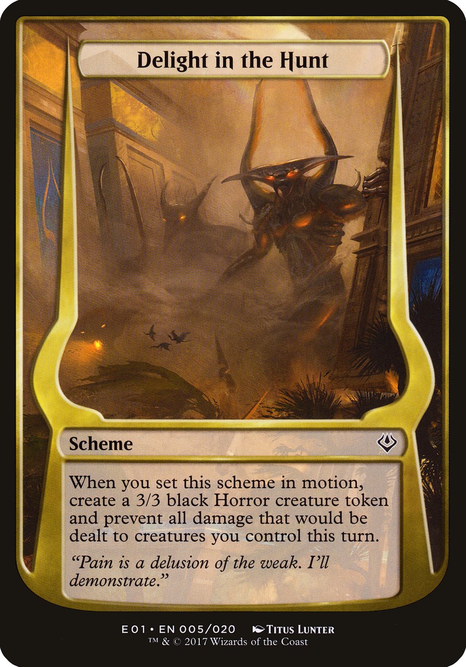 Delight in the Hunt (Schemes) [Archenemy: Nicol Bolas Schemes] | Gear Gaming Bentonville