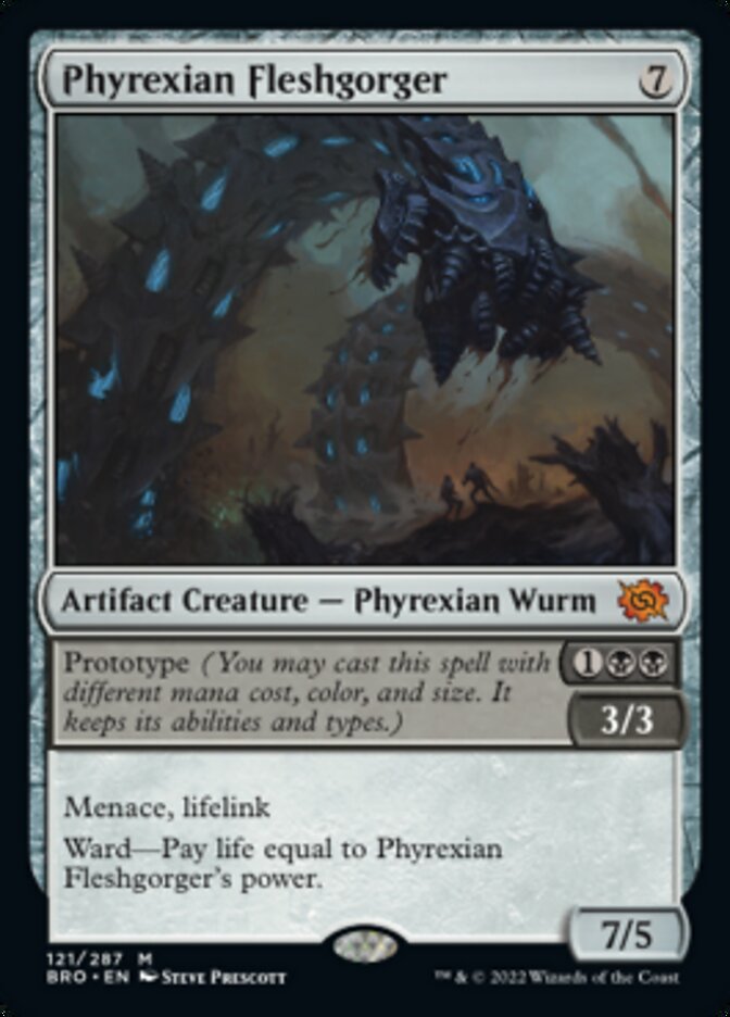 Phyrexian Fleshgorger (Promo Pack) [The Brothers' War Promos] | Gear Gaming Bentonville