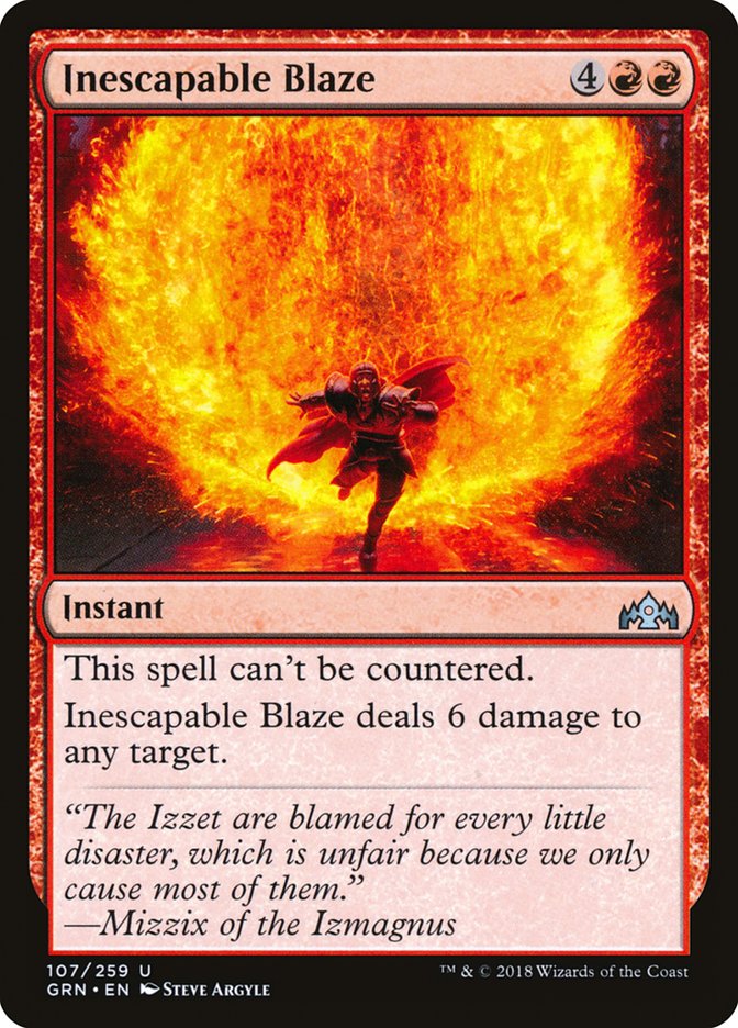 Inescapable Blaze [Guilds of Ravnica] | Gear Gaming Bentonville