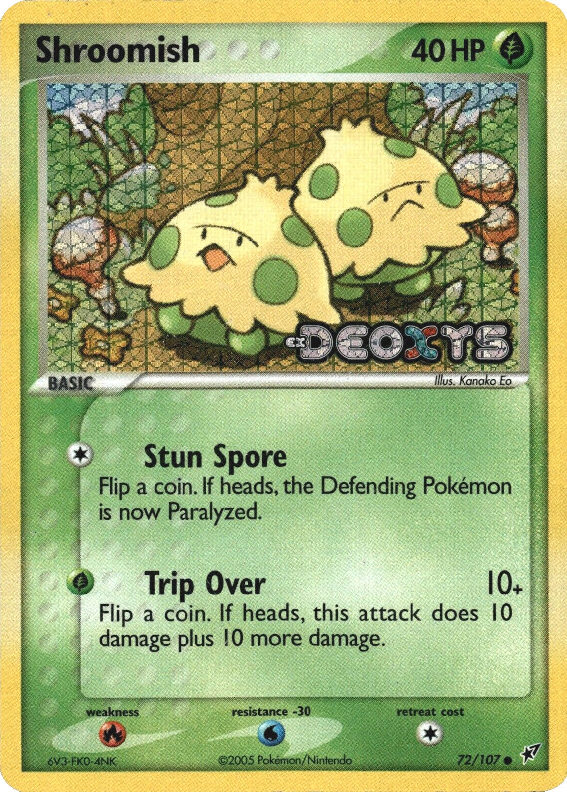 Shroomish (72/107) (Stamped) [EX: Deoxys] | Gear Gaming Bentonville