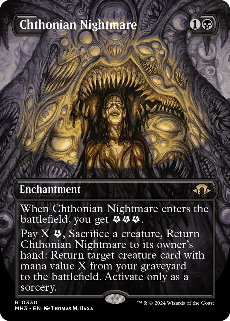 Chthonian Nightmare (Borderless) [Modern Horizons 3] | Gear Gaming Bentonville