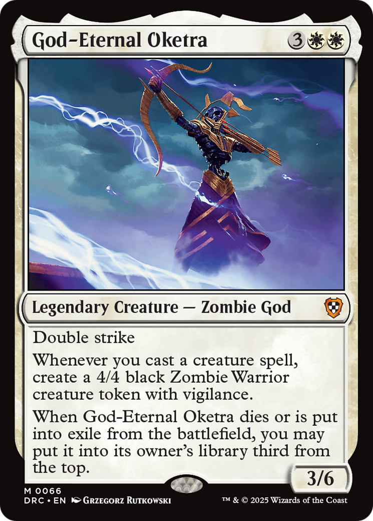 God-Eternal Oketra [Aetherdrift Commander] | Gear Gaming Bentonville