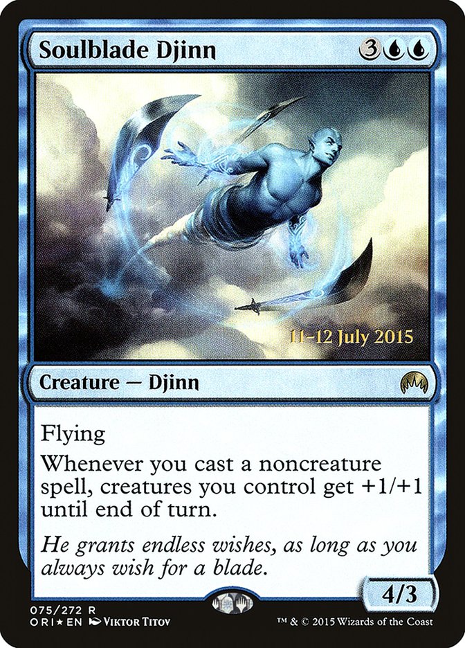 Soulblade Djinn [Magic Origins Prerelease Promos] | Gear Gaming Bentonville