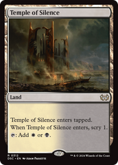 Temple of Silence [Duskmourn: House of Horror Commander] | Gear Gaming Bentonville