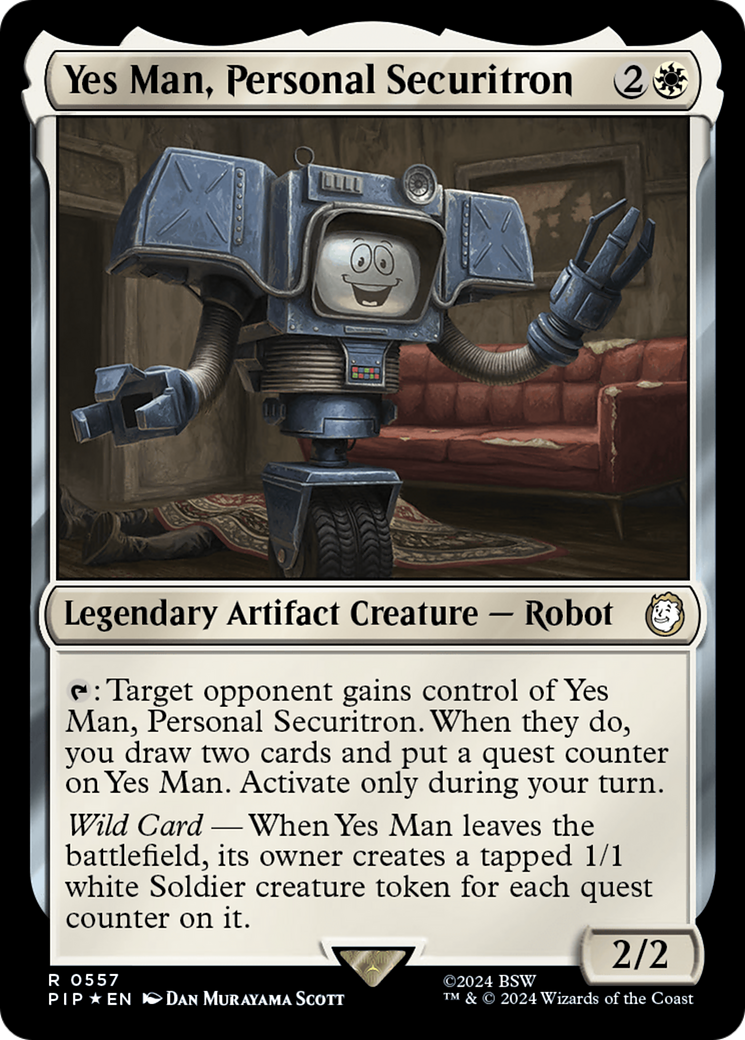 Yes Man, Personal Securitron (Surge Foil) [Fallout] | Gear Gaming Bentonville