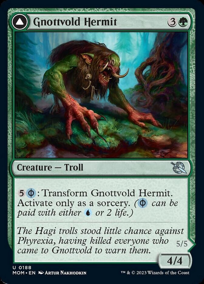 Gnottvold Hermit // Chrome Host Hulk [March of the Machine] | Gear Gaming Bentonville