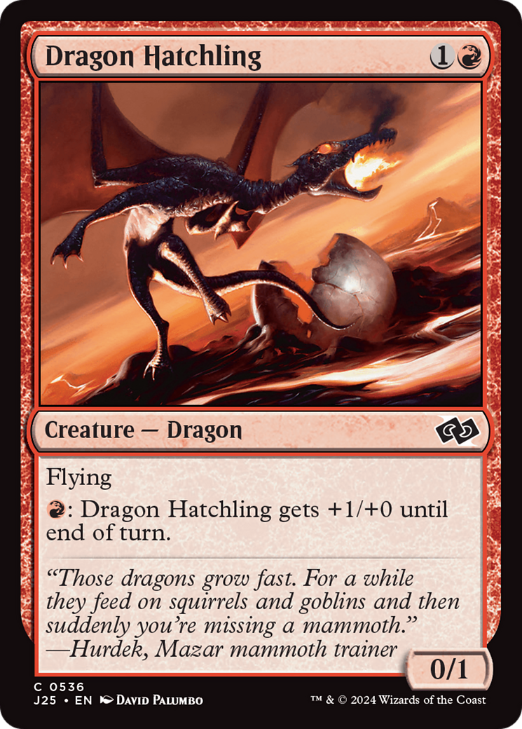 Dragon Hatchling [Foundations Jumpstart] | Gear Gaming Bentonville