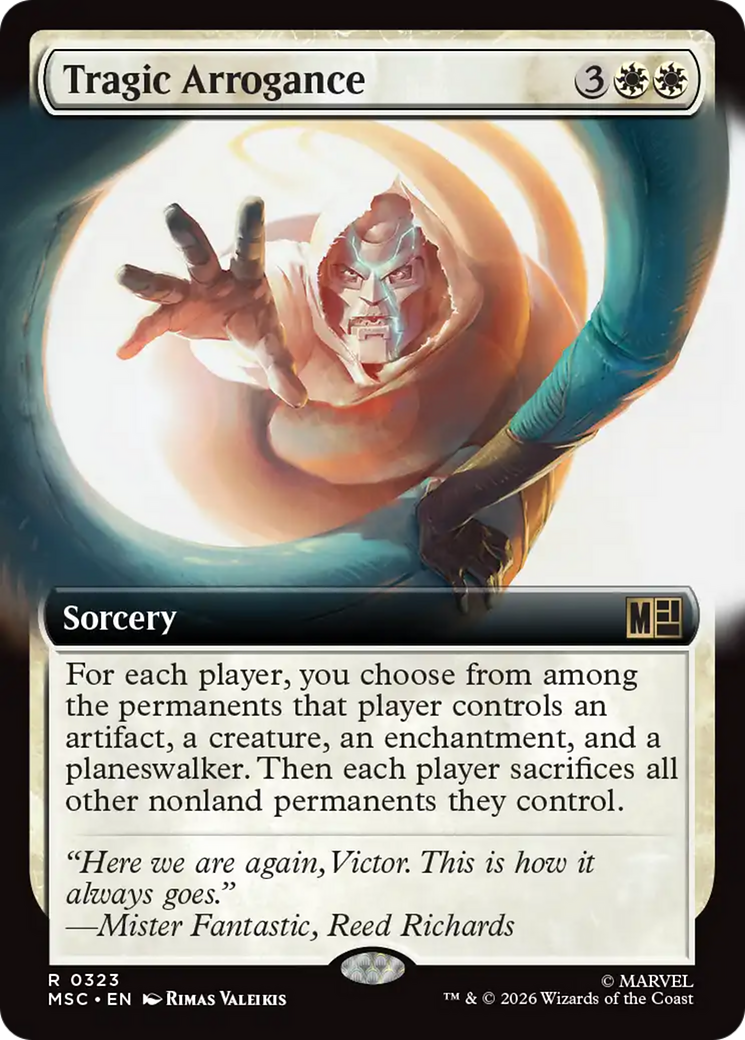 Tragic Arrogance (Extended Art) [Marvel Super Heroes Commander] | Gear Gaming Bentonville
