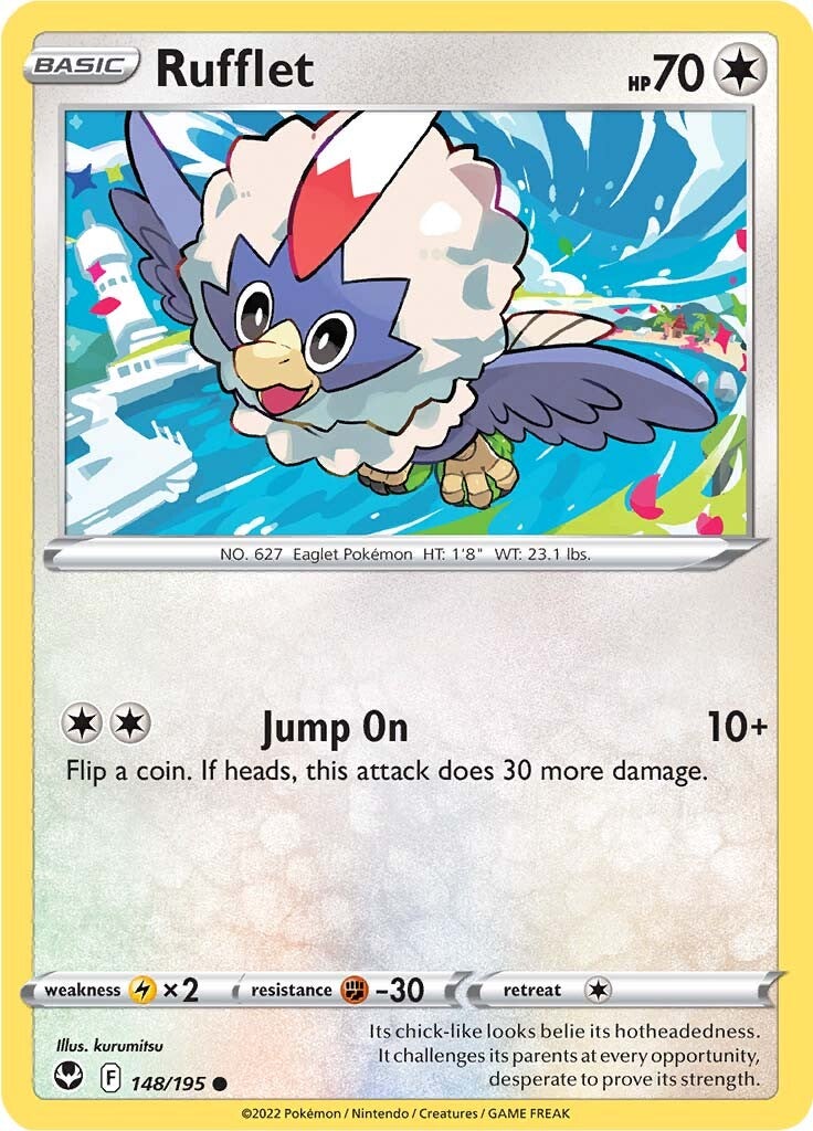 Rufflet (148/195) [Sword & Shield: Silver Tempest] | Gear Gaming Bentonville