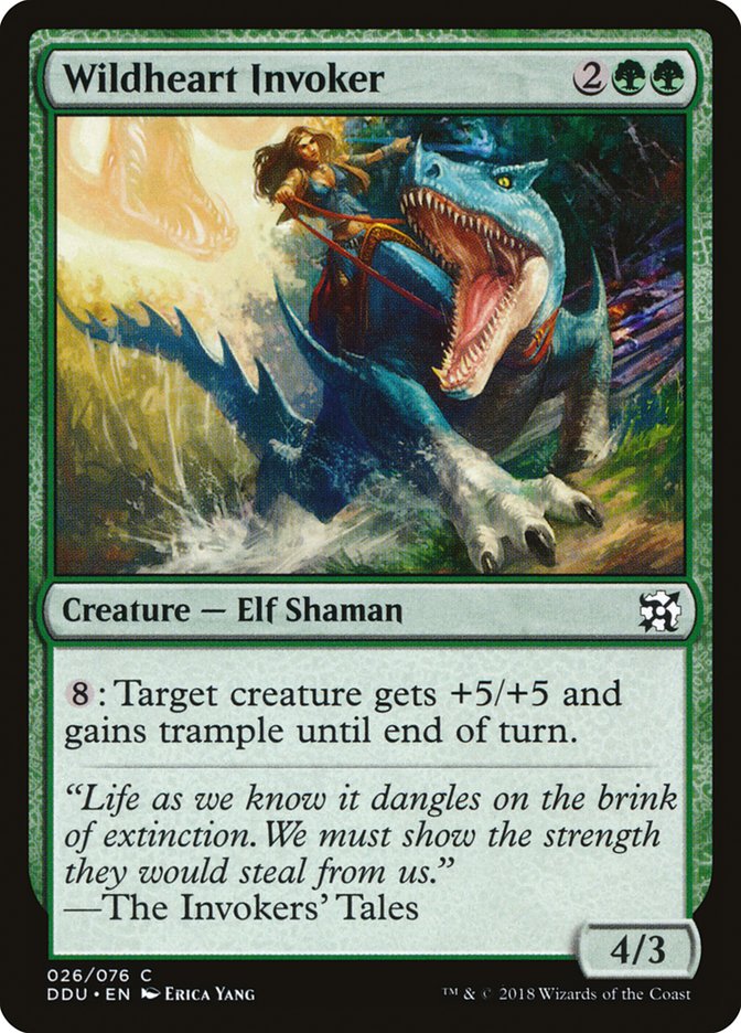 Wildheart Invoker [Duel Decks: Elves vs. Inventors] | Gear Gaming Bentonville