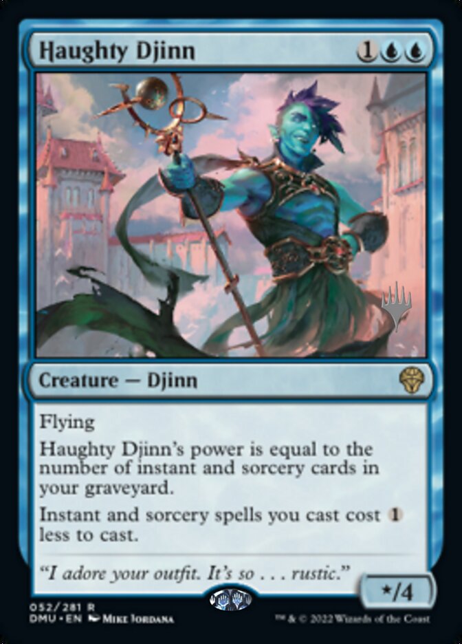 Haughty Djinn (Promo Pack) [Dominaria United Promos] | Gear Gaming Bentonville