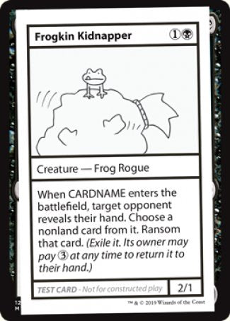 Frogkin Kidnapper (2021 Edition) [Mystery Booster Playtest Cards] | Gear Gaming Bentonville