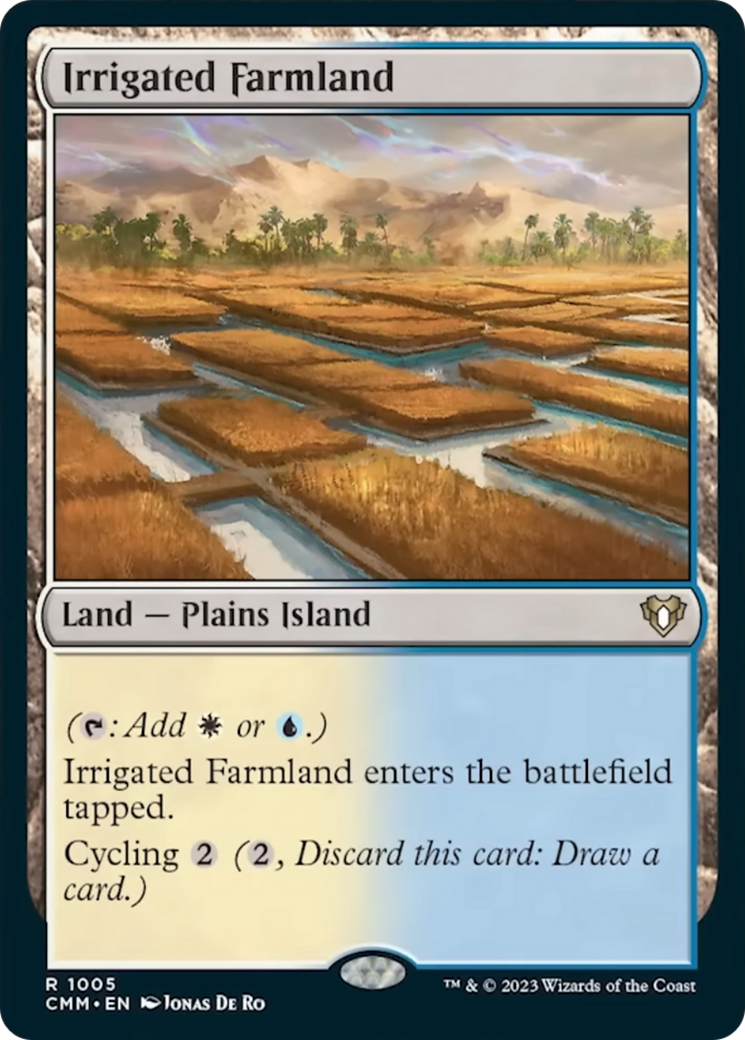 Irrigated Farmland [Commander Masters] | Gear Gaming Bentonville