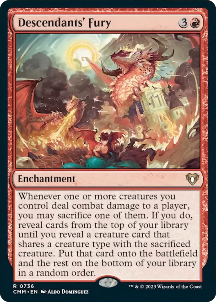 Descendants' Fury [Commander Masters] | Gear Gaming Bentonville