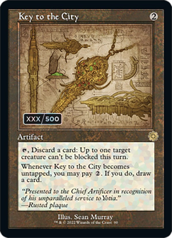 Key to the City (Retro Schematic) (Serialized) [The Brothers' War Retro Artifacts] | Gear Gaming Bentonville