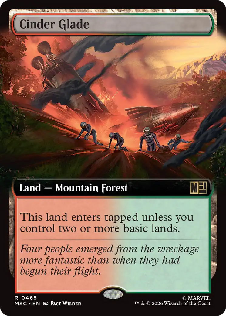 Cinder Glade (Extended Art) [Marvel Super Heroes Commander] | Gear Gaming Bentonville