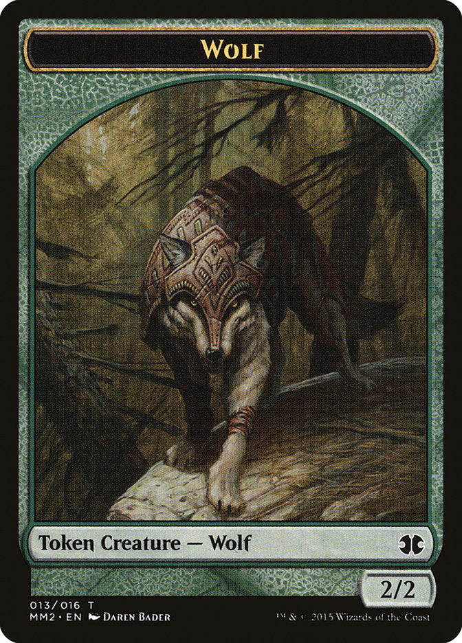 Wolf Token [Modern Masters 2015 Tokens] | Gear Gaming Bentonville