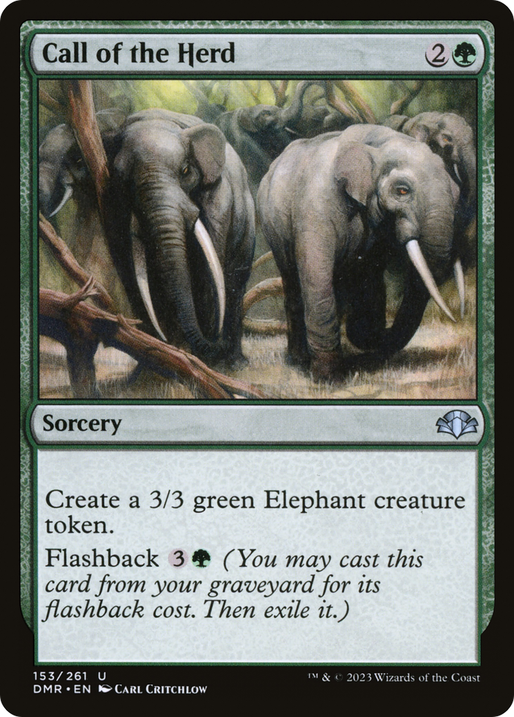 Call of the Herd [Dominaria Remastered] | Gear Gaming Bentonville