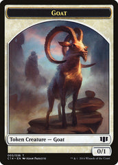 Goblin // Goat Double-Sided Token [Commander 2014 Tokens] | Gear Gaming Bentonville