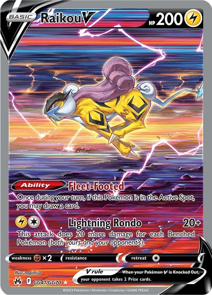 Raikou V (GG41/GG70) [Sword & Shield: Crown Zenith] | Gear Gaming Bentonville