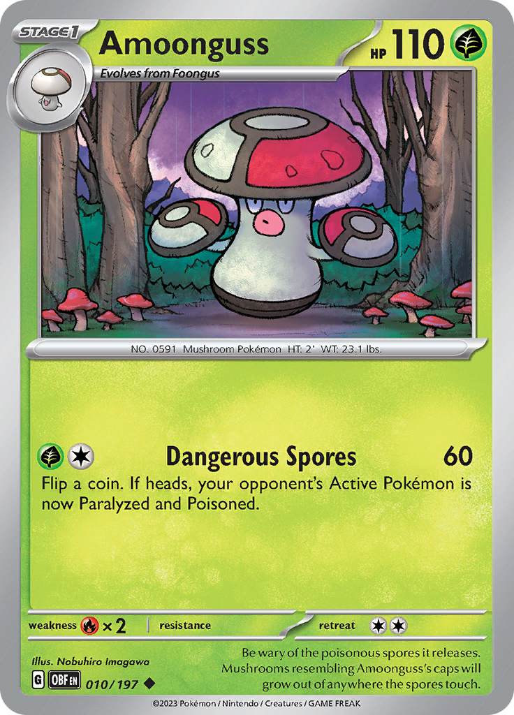 Amoonguss (010/197) [Scarlet & Violet: Obsidian Flames] | Gear Gaming Bentonville