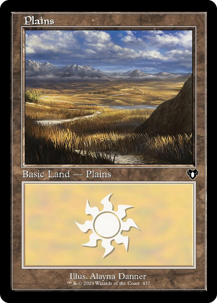 Plains (437) (Retro) [Commander Masters] | Gear Gaming Bentonville