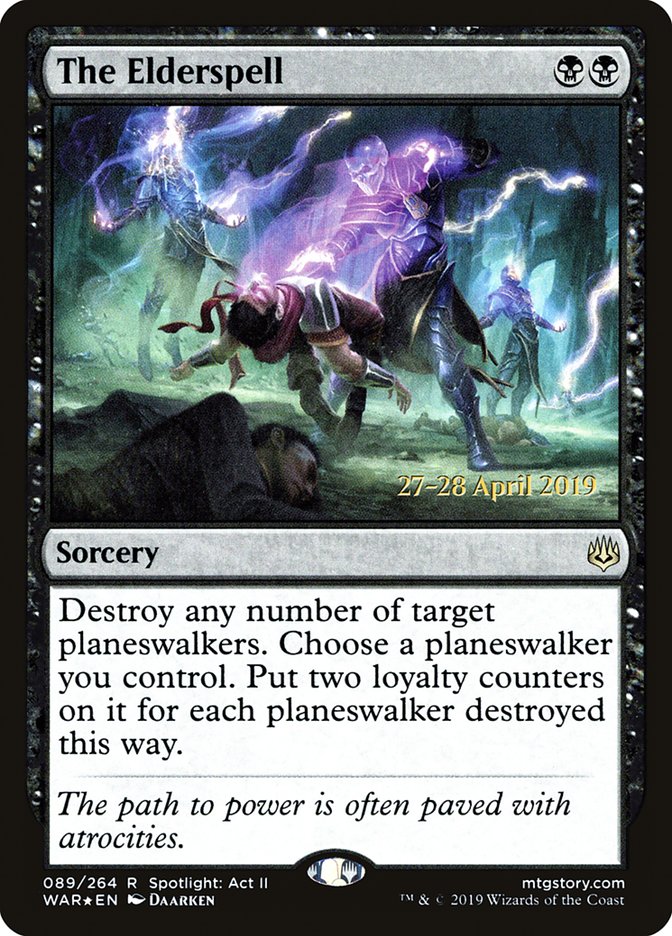 The Elderspell [War of the Spark Prerelease Promos] | Gear Gaming Bentonville