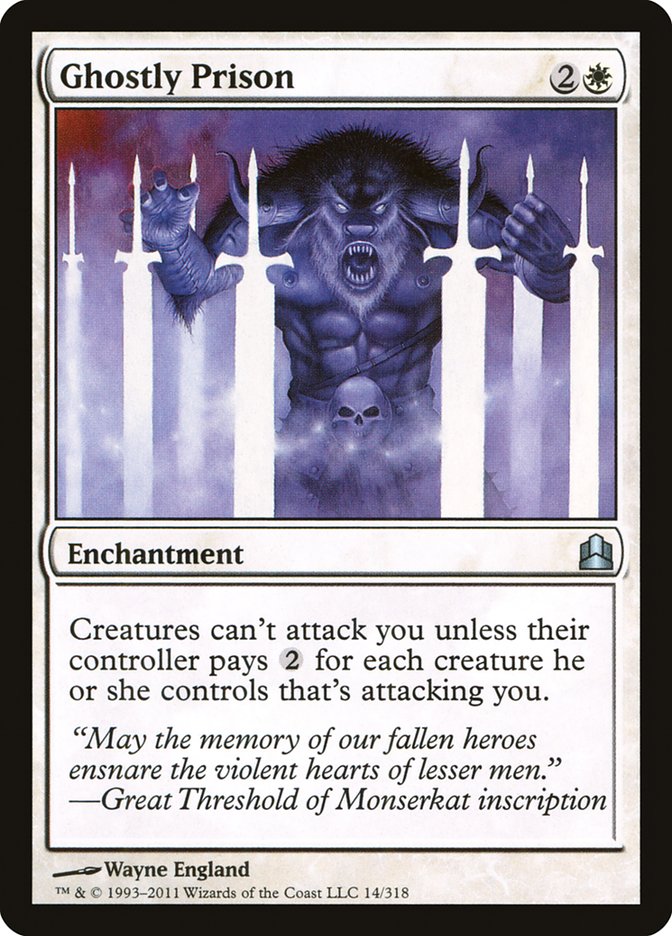 Ghostly Prison [Commander 2011] | Gear Gaming Bentonville
