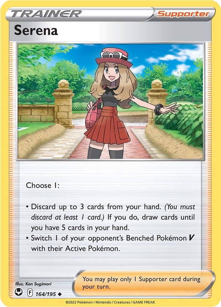 Serena (164/195) [Sword & Shield: Silver Tempest] | Gear Gaming Bentonville